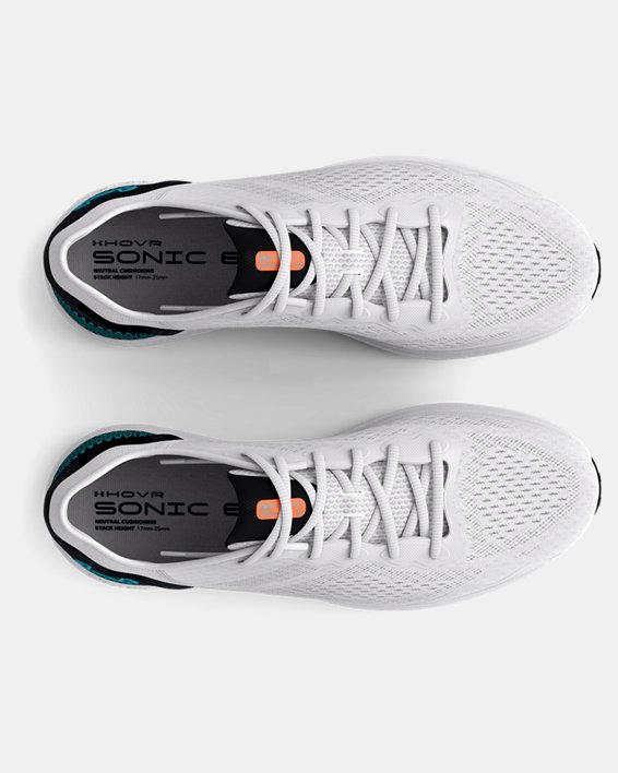 Men's UA HOVR™ Sonic 6 Running Shoes, White, pdpMainDesktop image number 2